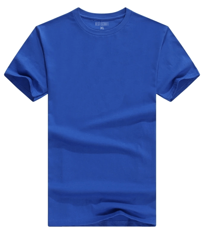 Download Royal Blue Cotton Round Neck T-Shirt for Men Online at Best Prices